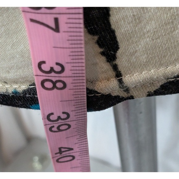 Joseph Ribkoff Abstract Artsy Twist Knot Front Long Sleeve Sheath Dress 8 - Picture 9 of 10